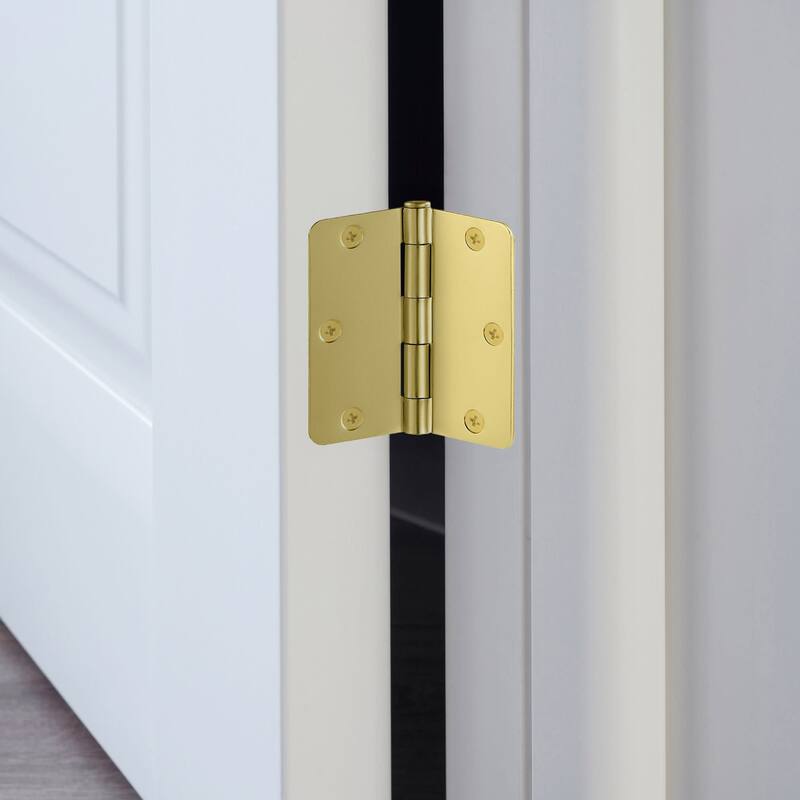 Design House 180672 3-1/2" x 3-1/2" Butt 1/4" Radius Corner Surface