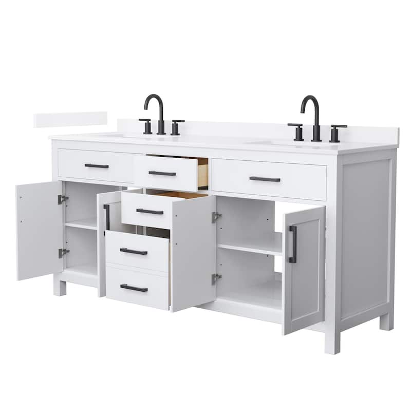 Wyndham Collection WCG2424-72D-QTZ-US3MXX Beckett 72" Free Standing
