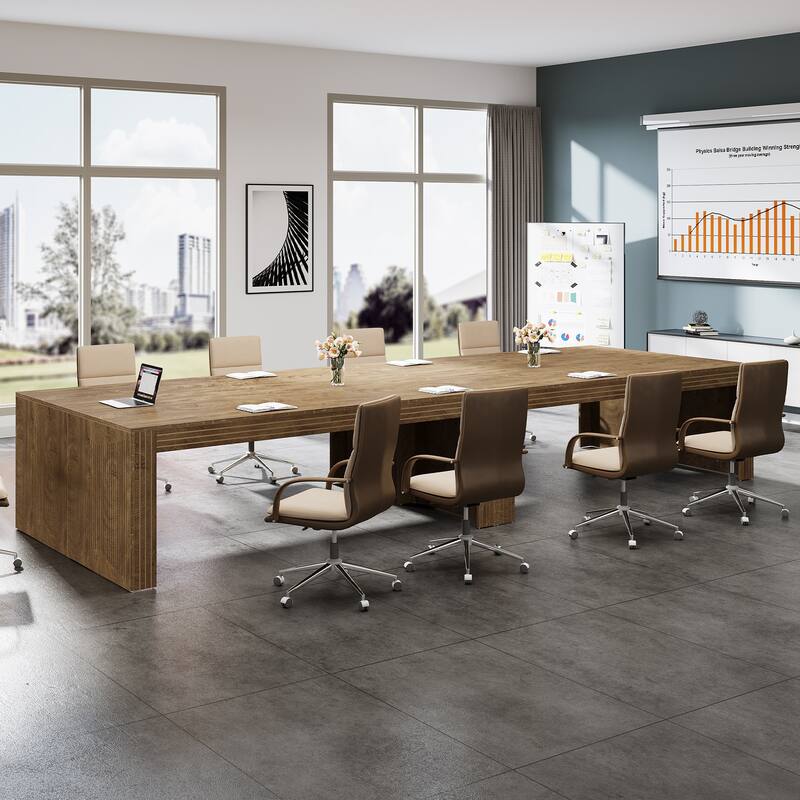 79-Inch Large Meeting Table for Office, Boardroom, Training Seminar