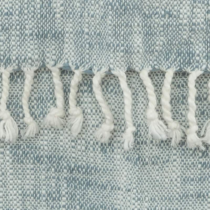 Rizzy Home Color Block with Stripes Woven Throw