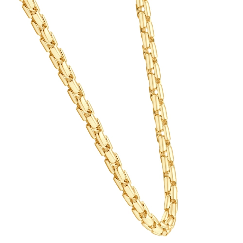 Bliss Diamond Yellow Gold Women's 24" Chain Necklace 43 Grams 7mm Thick