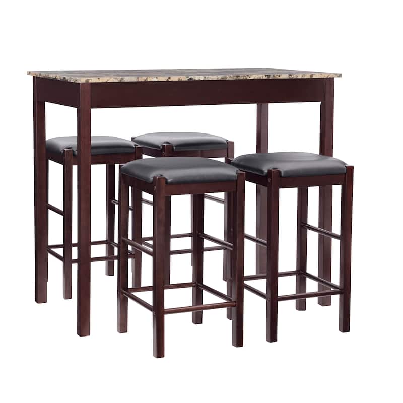 Linon Speakeasy 5-Piece Tavern Dining Set