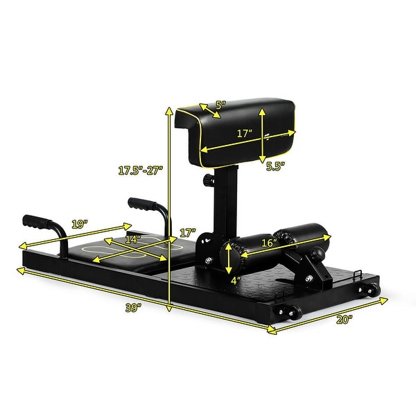 Deep sissy online squat machine