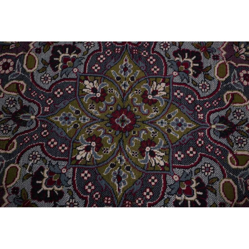 Traditional Kashan Turkish Large Rug Machine Made Carpet - 9'8" x 13'6"