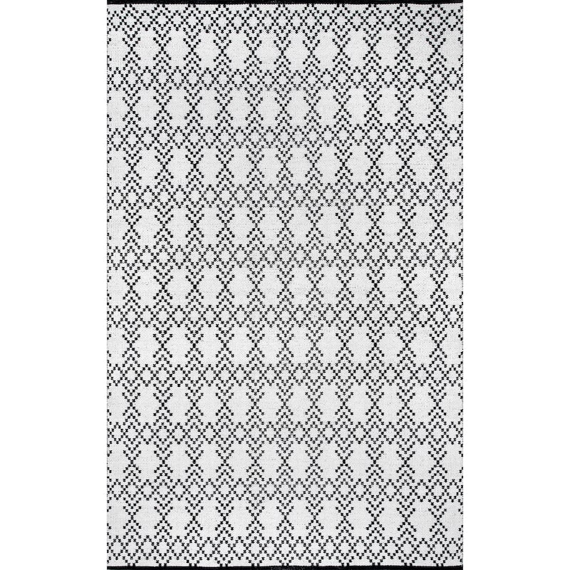 Nuloom Skye Geometric Cotton Flatweave Area Rug