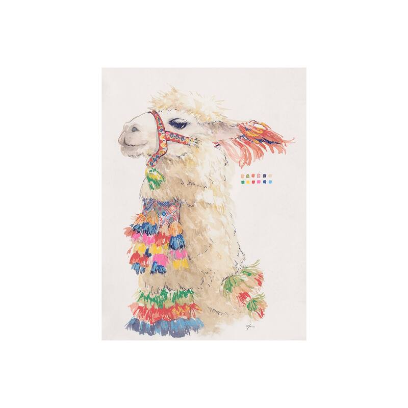 Lama III (20 x 30) Canvas Art Print - Small