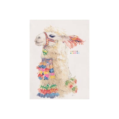 Lama III (20 x 30) Canvas Art Print