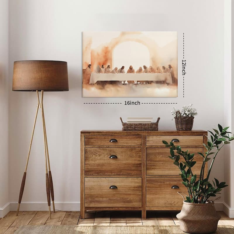 Jesus Last Supper Canvas Wall Art