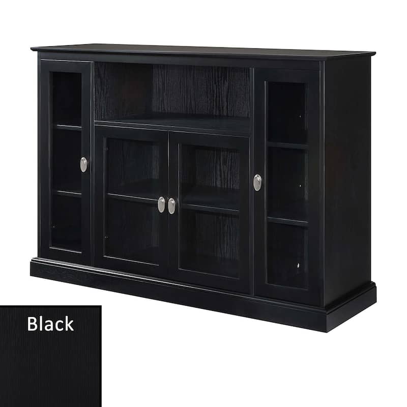 Convenience Concepts Summit Highboy 60" TV Stand with Storage Cabinets and Shelves