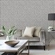 preview thumbnail 3 of 2, Fine Decor Romero Grey 3D Geometric Wallpaper