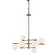 preview thumbnail 6 of 31, Modern 6-Light Dimmable Sputnik Bubble Chandelier for Dining Room