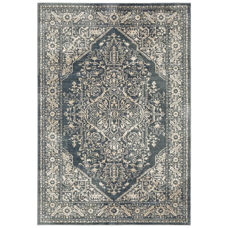 Vista Home Fawn Bohemian Medallion Area Rug - 9'10" x 12'10" - Rectangle