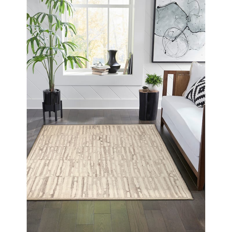 Liora Manne Madison Shadow Indoor Rug Natural - 3'6" x 5'6'