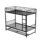 preview thumbnail 17 of 34, Metal Bunk Frame Bed with Shelf and Guardrails, Convertible Underbed Storage Beds and Steel Slat Support Platform Bed Frame