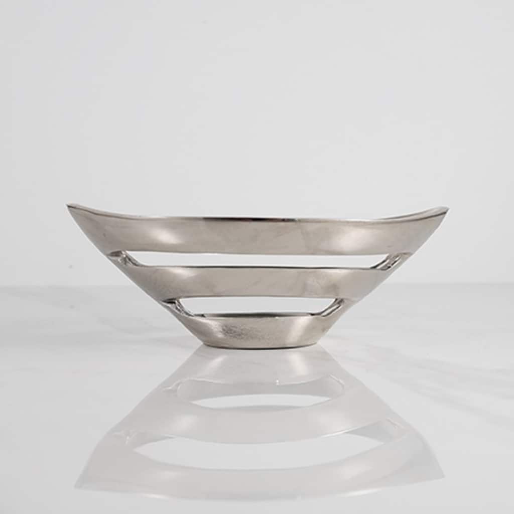 Stainless Steel Decorative Oval Bowl 7x5x3"