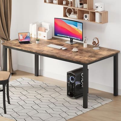 71 Inch Dining Table for Dining Room, Living Room - N/A