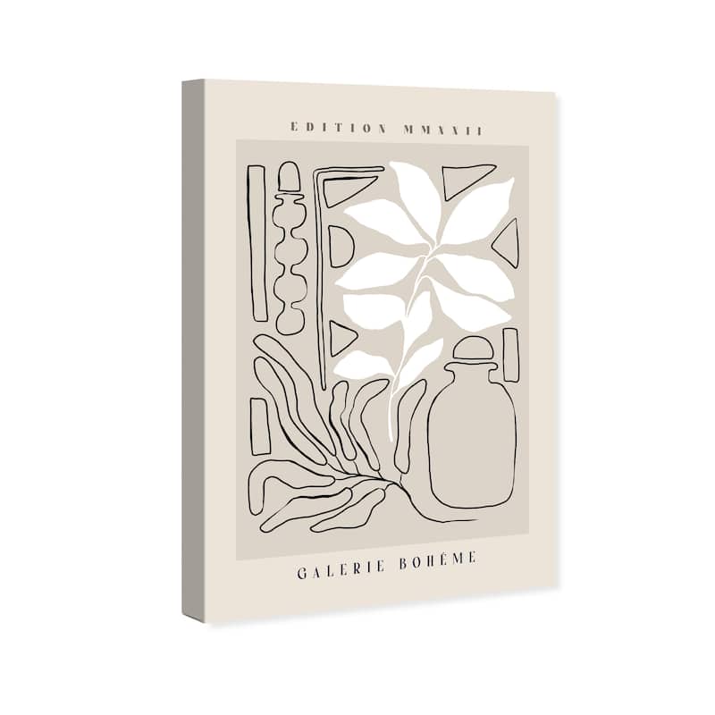 Wynwood Studio Canvas Floral and Botanical Botanical 2022 Edition Black and Modern & Contemporary Wall Art Canvas Print