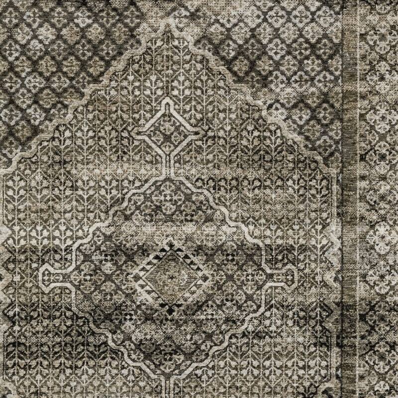 HomeRootsMedallion Traditional Rectangle Area Rug