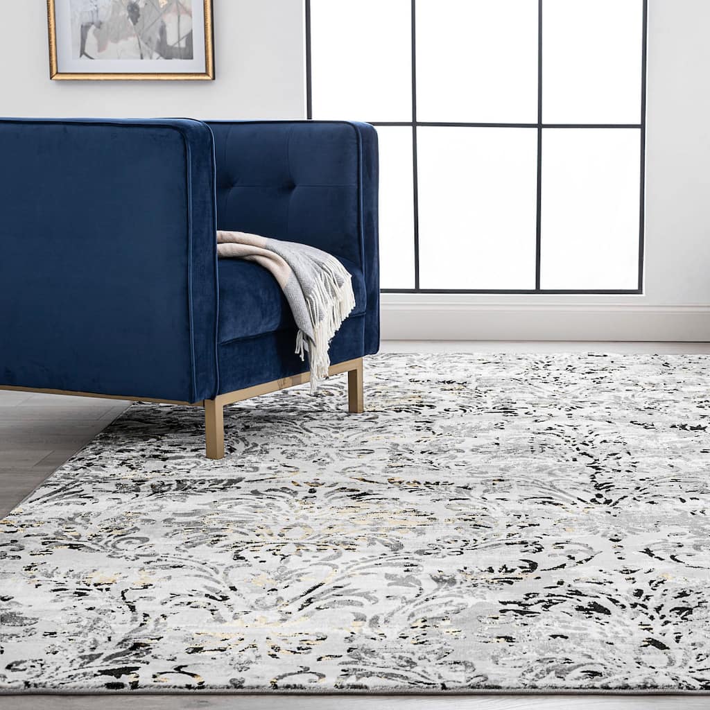 Antiquity Farmhouse Floral Indoor Area Rug