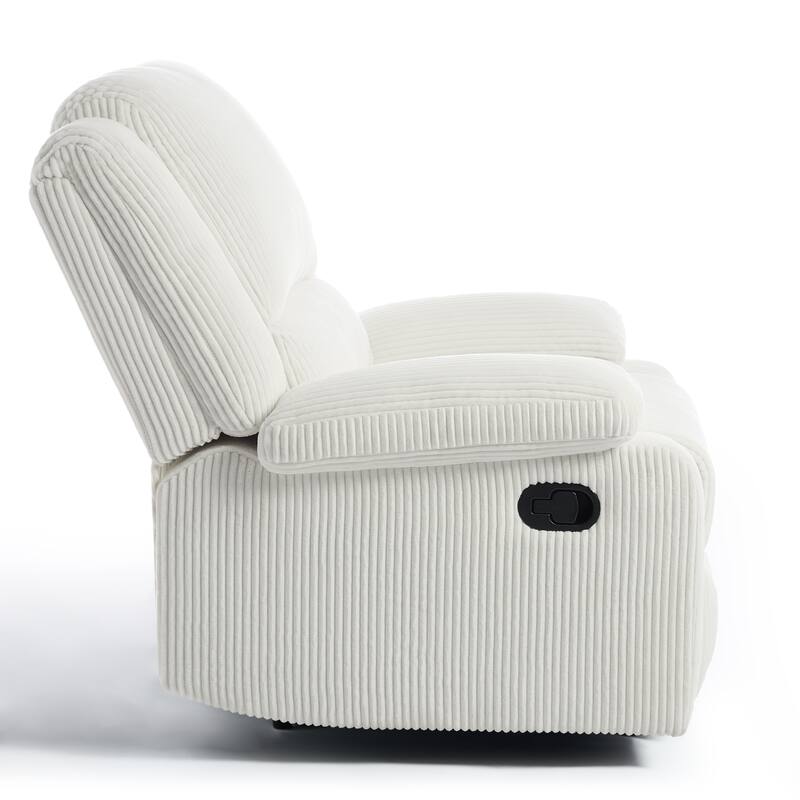 Corduroy Adjustable Recliner Chair Sofa for Living Room
