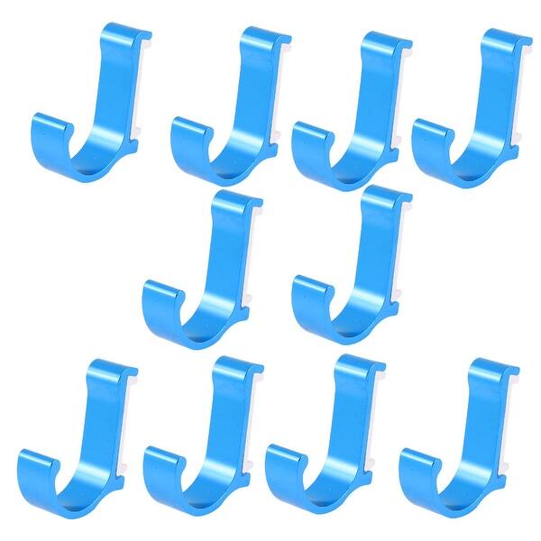 Unique Bargains 10pcs Wall Mount Modern House Hooks for Hanging Coats