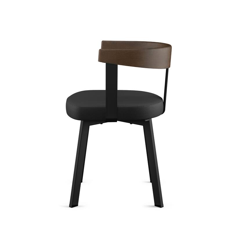 Amisco Lars Dining Chair with Wooden Backrest and Armrests