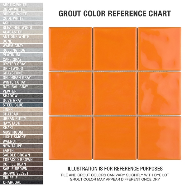 marutan　1113 Merola Tile Twist Square Orange Sunset 11-3/4