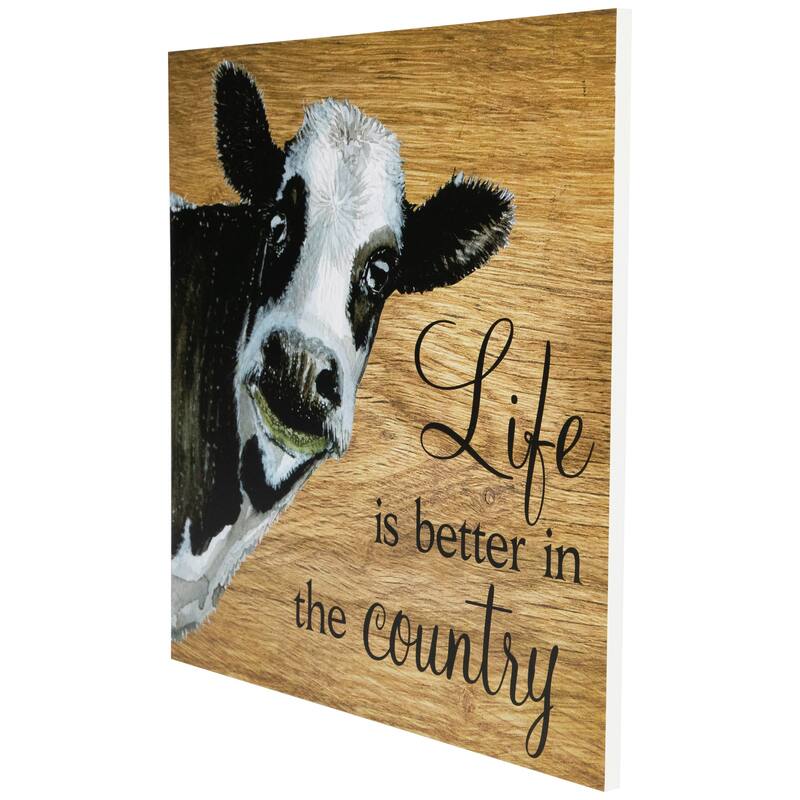 Life is Better in the Country Wall Decoration - 12"