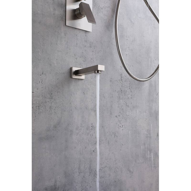 Indigo Home Complete Shower and Tub Faucet with Rough-in Valve
