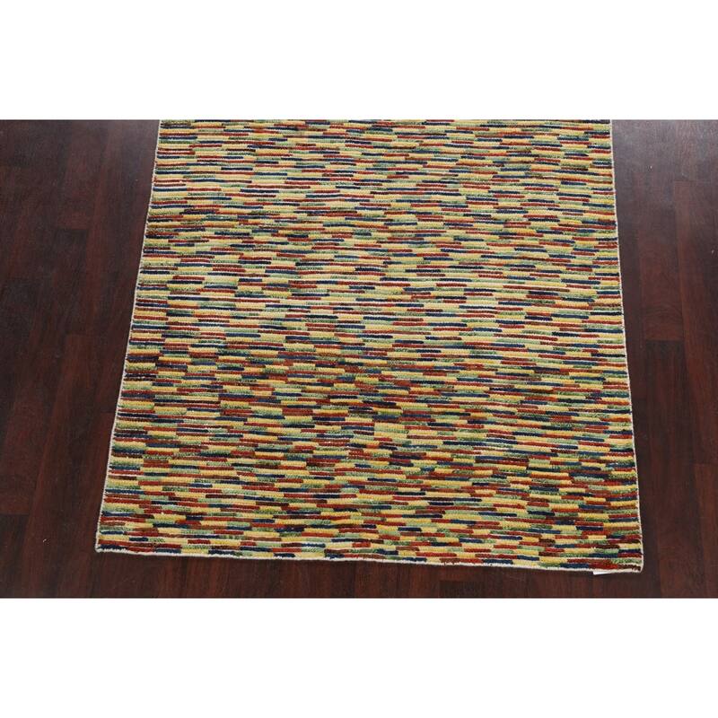 Modern Moroccan Oriental Home Decor Area Rug Handmade Wool Carpet - 5'4" x 7'7"
