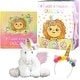 preview thumbnail 2 of 4, Magical Unicorn Gift Set, 3-Piece Set with Colorful Headband, Illustrated Storybook and a Unicorn Stuffed Animal - Multi