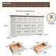 preview thumbnail 59 of 102, Farmhouse Drawers Dresser, Wood Chest of Drawers, Dressers Organizer