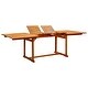 preview thumbnail 1 of 42, vidaXL Garden Dining Table (59.1"-78.7")x39.4"x29.5" Solid Acacia Wood
