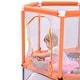 preview thumbnail 7 of 7, 55"Toddlers Trampoline with Safety Enclosure Net and Balls, Indoor Outdoor Mini Trampoline for Kids