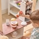 preview thumbnail 5 of 13, Teamson Kids Wooden Coffee Stand Pretend Play with Coffee Machine and 29 Pcs Accessories for Age 3-5 Kid and Toddlers