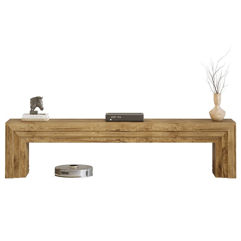 70.9" Extra Long Wooden TV Stand for 75-Inch TVs, Entertainment Center Media Console for Living Room