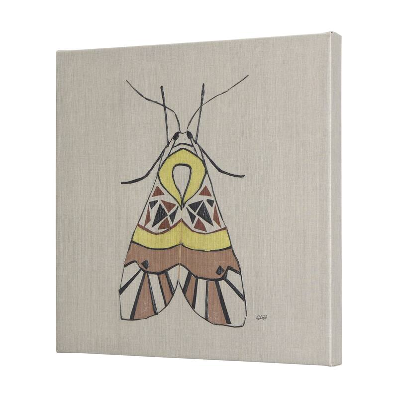 Moth II (30 x 30 ) Canvas Art Print