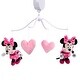 preview thumbnail 1 of 4, Lambs & Ivy Disney Baby Minnie Mouse Love Pink Musical Baby Crib Mobile Soother