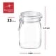 preview thumbnail 44 of 43, Bormioli Rocco Fido Jar with Airtight Rubber Gasket