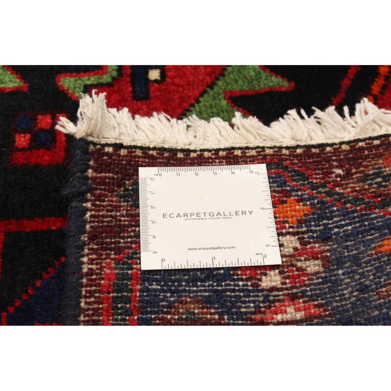 ECARPETGALLERY Hand-knotted Konya Anatolian Navy Wool Rug - 4'0 x 9'8