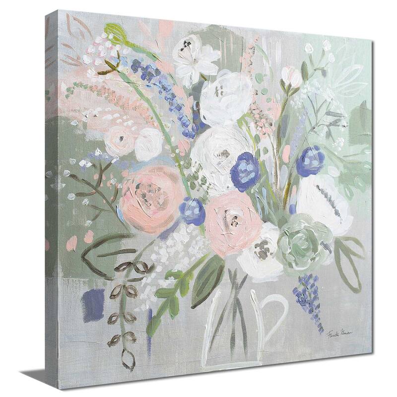 "Floral Elegance" Print on Canvas