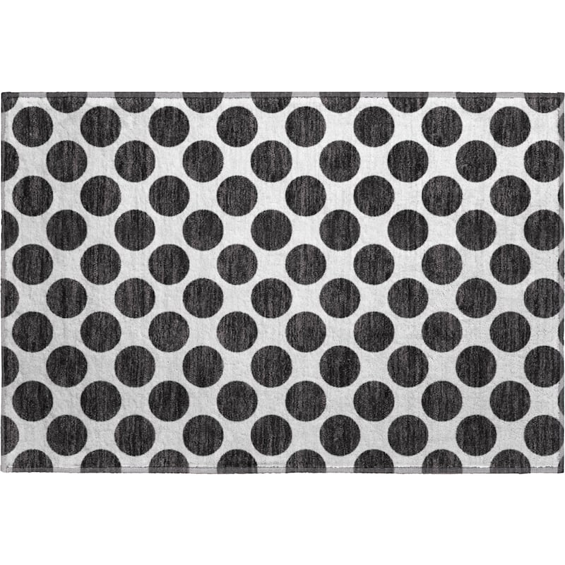 Premium Washable Super Soft Geo Dots Mayfield Rug