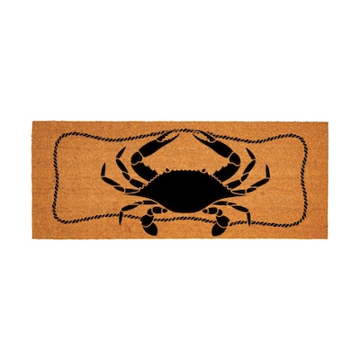 Coastal Coir Mat Crab 60"x24" - 60" x 24"
