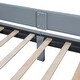 preview thumbnail 16 of 14, Mother & Child Platform Bed, Queen & Twin XL Upholstered Bed Frame w/ Hydraulic Storage System, Drawer Box, Sockets & USB Ports