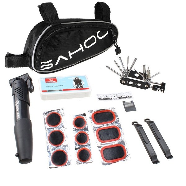 Image Bicycle Repair Tool Kits Cycling Tire Tyre Repair Tools Pump Kits Bag Glue Patch