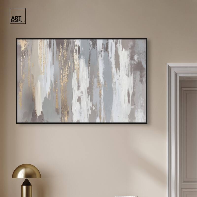 Flooding Gold II Canvas by Art Remedy