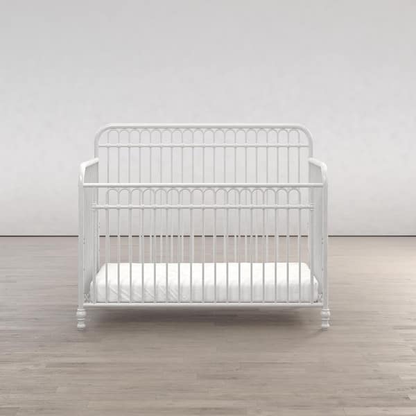 slide 2 of 46, Little Seeds Ivy 3-in-1 Convertible Metal Crib