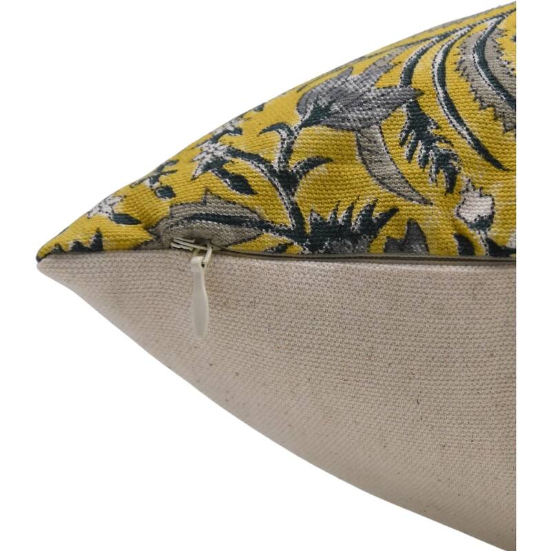 Fabdivine Cotton Boho Block print pillow Cover