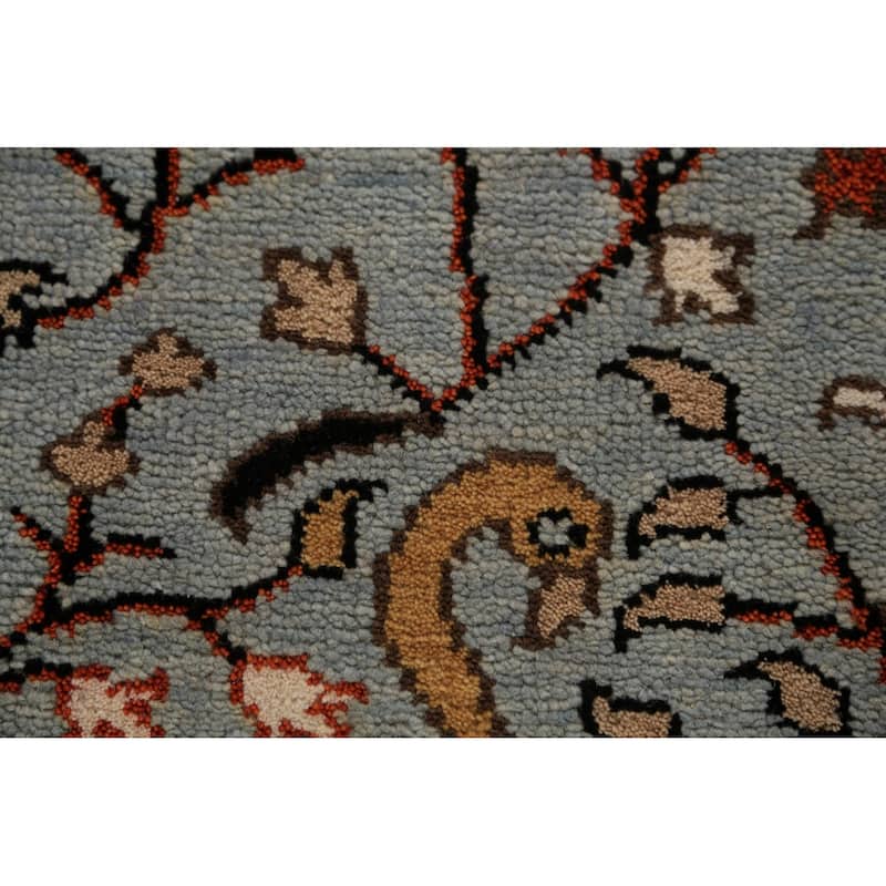 Traditional Ziegler Indian Runner Rug Hand-Knotted Wool Carpet - 2'6"x 7'11"