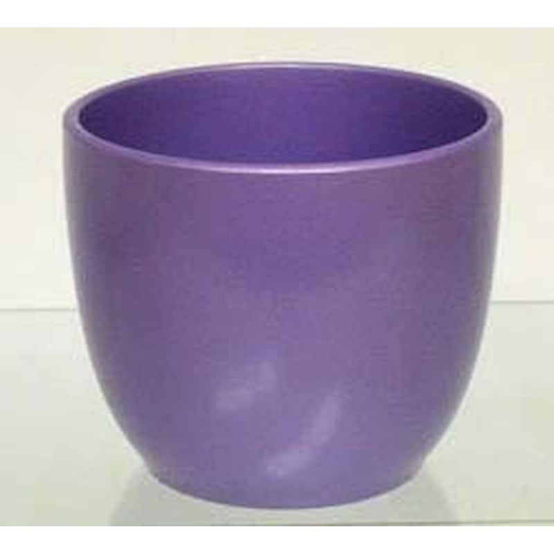 Lilac Round Planter - Purple
